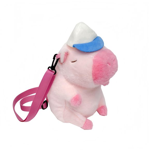 Capybara Plush Backpack - Large Cute Rucksack, Fluffy & Adorable Capybara xD - Picture 1 of 6